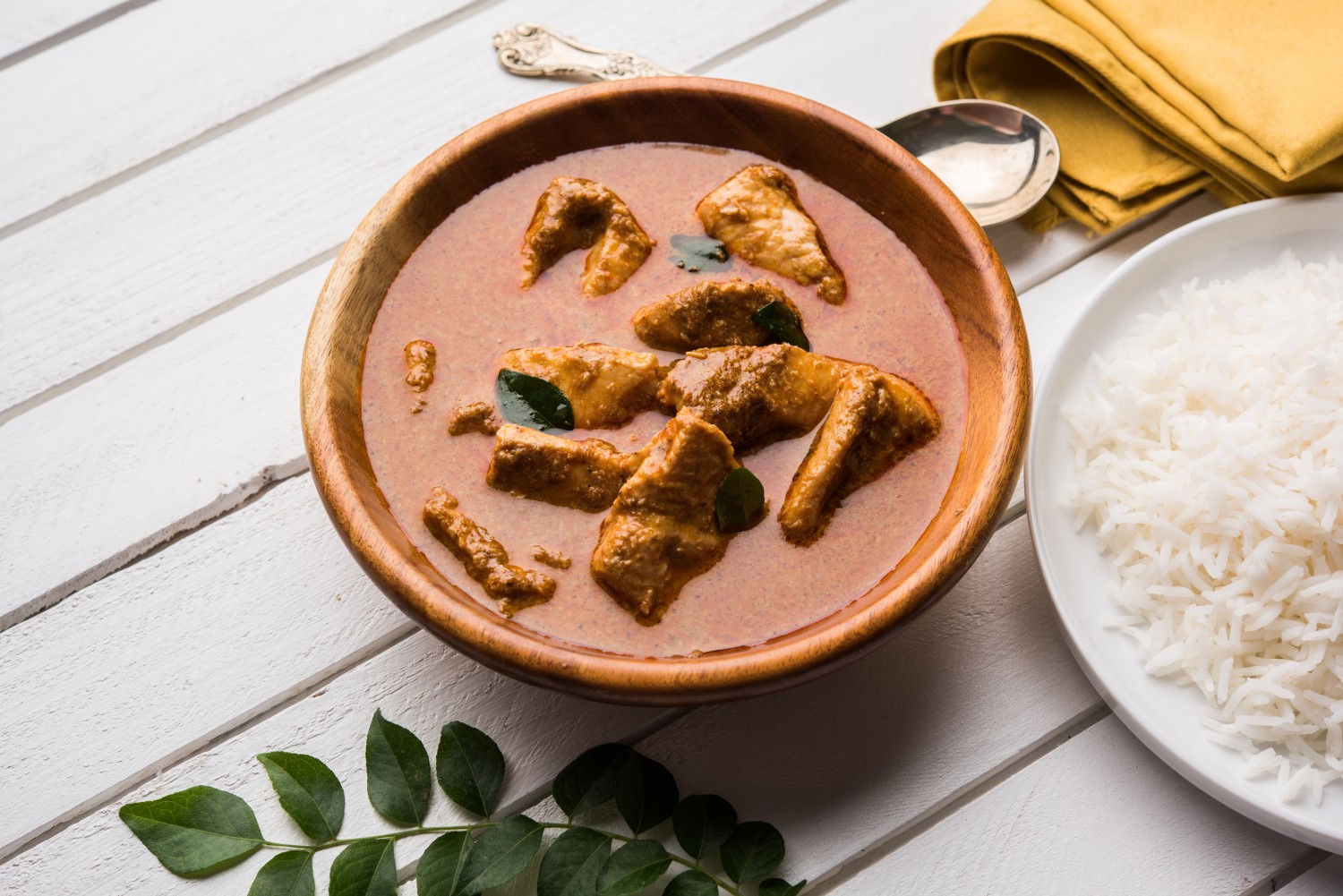 Kapří nebo lososí  curry na Štědrovečerní večeři